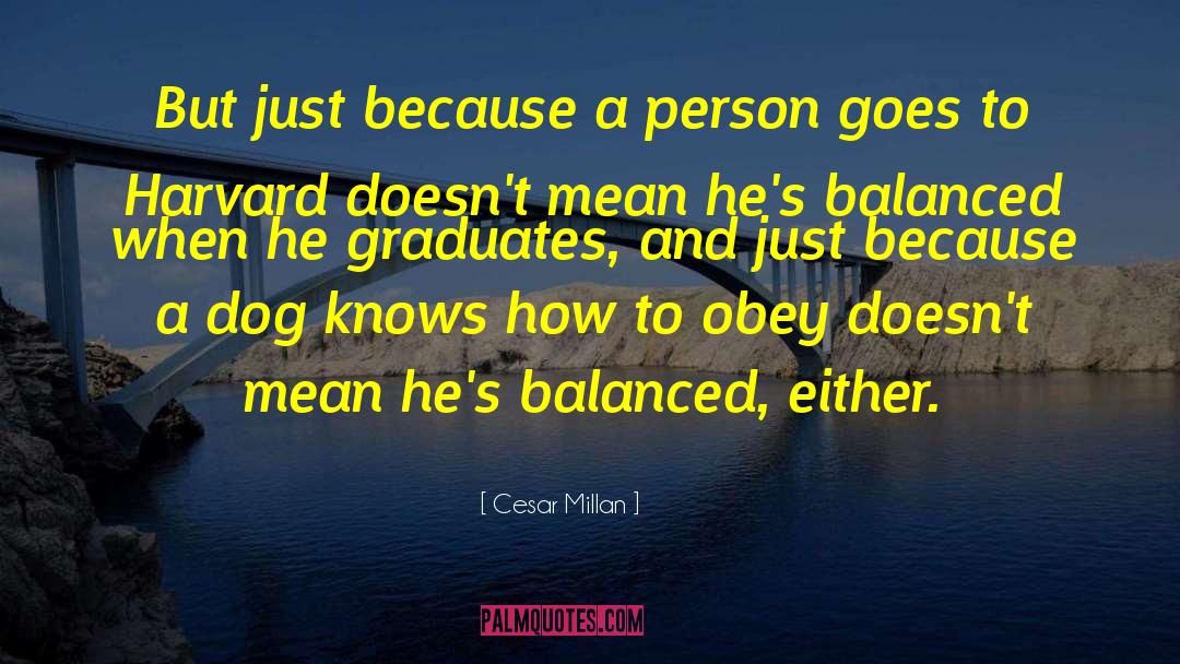 Congratulations To All The Graduates quotes by Cesar Millan