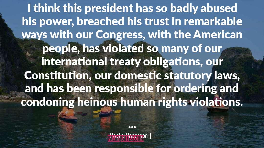 Congress quotes by Rocky Anderson