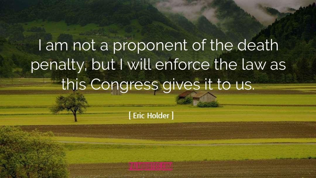 Congress quotes by Eric Holder