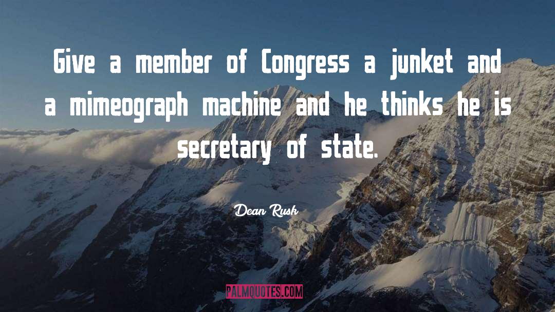 Congress quotes by Dean Rusk