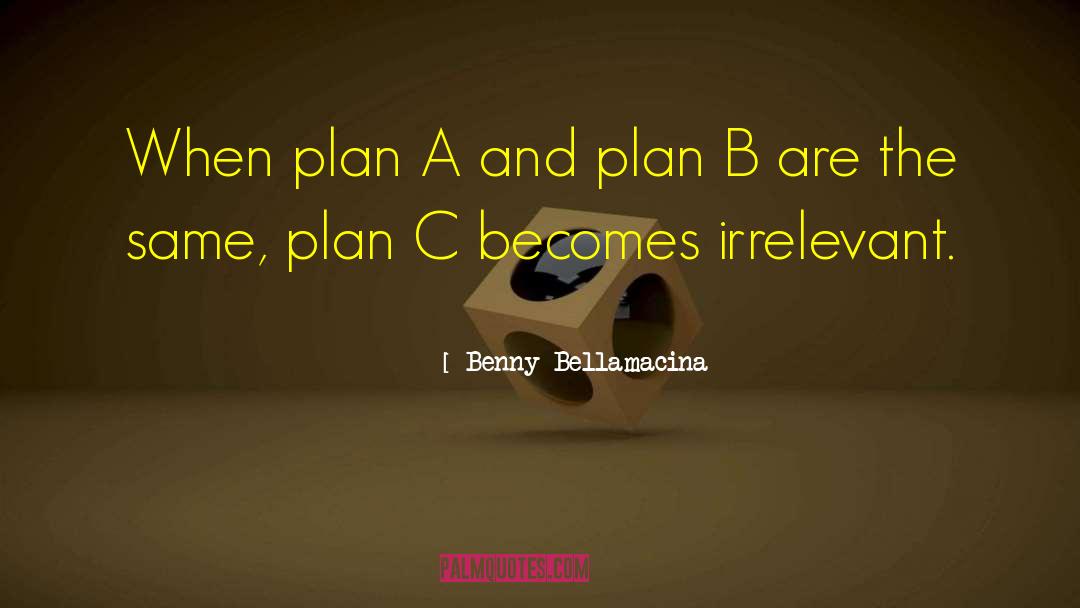 Congresses Plan quotes by Benny Bellamacina