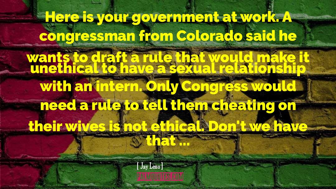 Congressman quotes by Jay Leno
