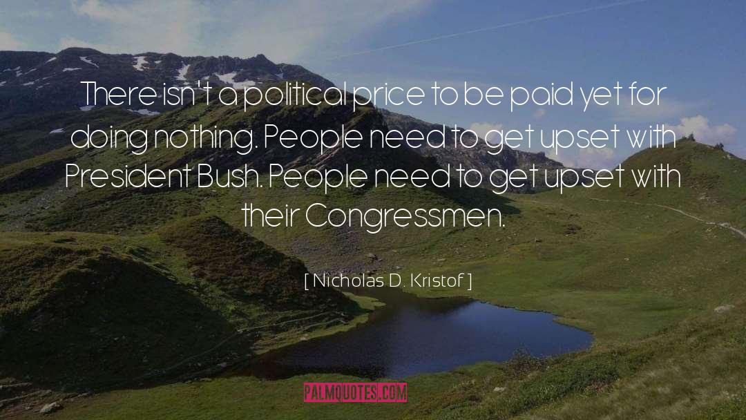 Congressmen quotes by Nicholas D. Kristof