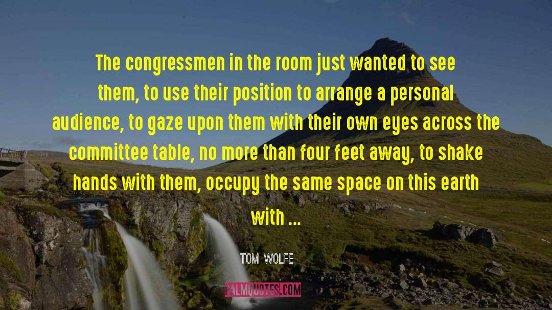 Congressmen quotes by Tom Wolfe