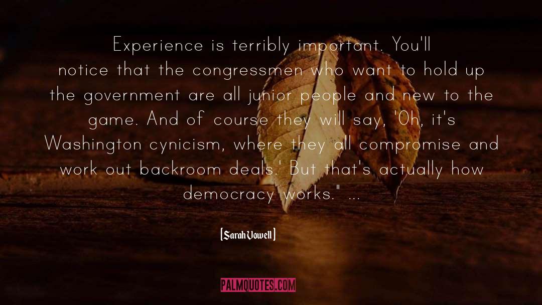 Congressmen quotes by Sarah Vowell