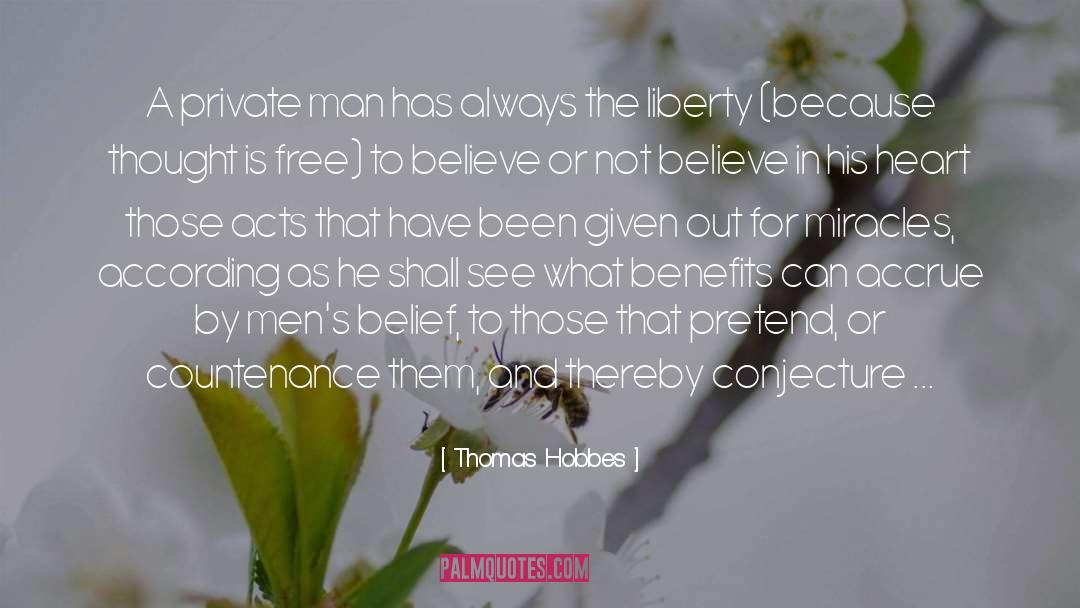 Conjecture quotes by Thomas Hobbes