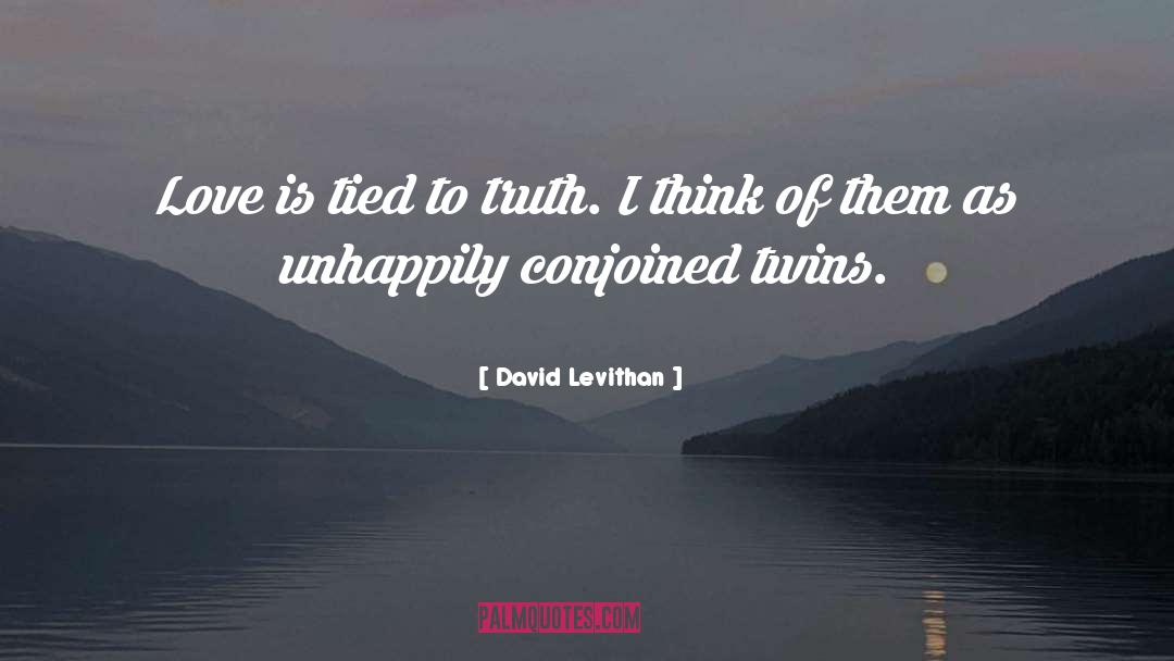 Conjoined Twins quotes by David Levithan