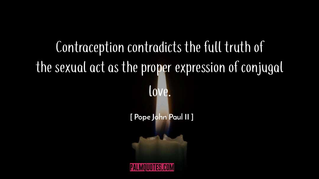 Conjugal quotes by Pope John Paul II