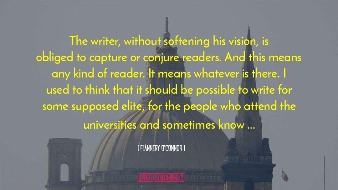 Conjure quotes by Flannery O'Connor