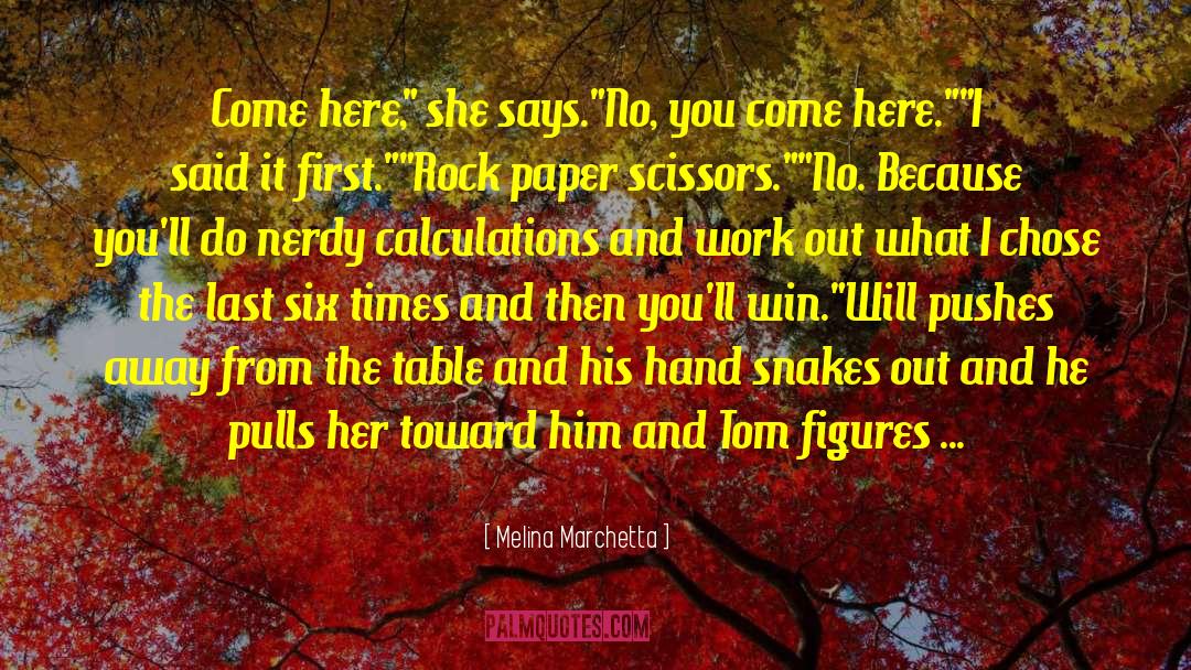 Conjuror Scissors quotes by Melina Marchetta