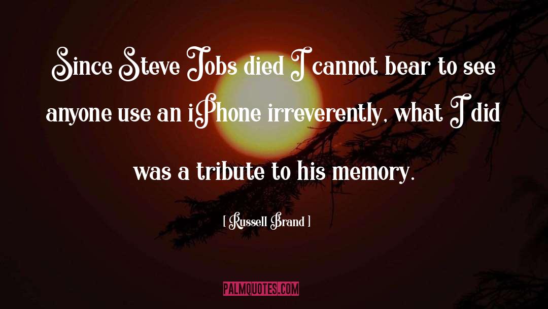 Conmemorativo Tribute quotes by Russell Brand