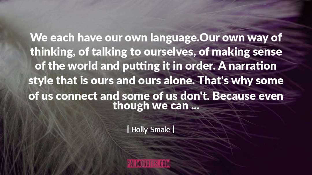 Connect quotes by Holly Smale