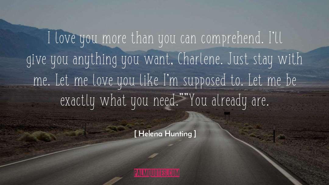 Connect With Love quotes by Helena Hunting