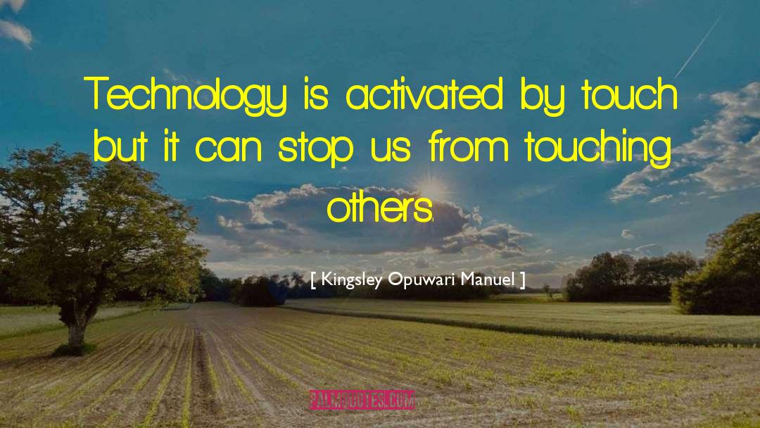 Connecting People quotes by Kingsley Opuwari Manuel