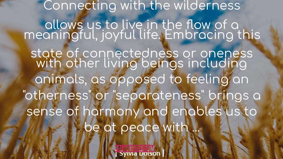 Connecting quotes by Sylvia Dolson