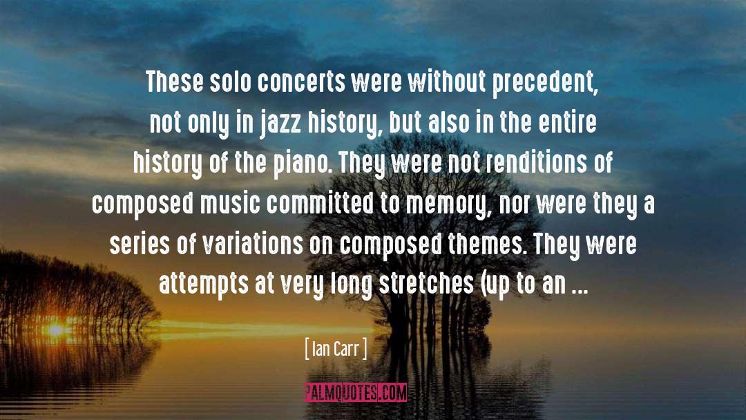 Connecting Through Inspiration quotes by Ian Carr