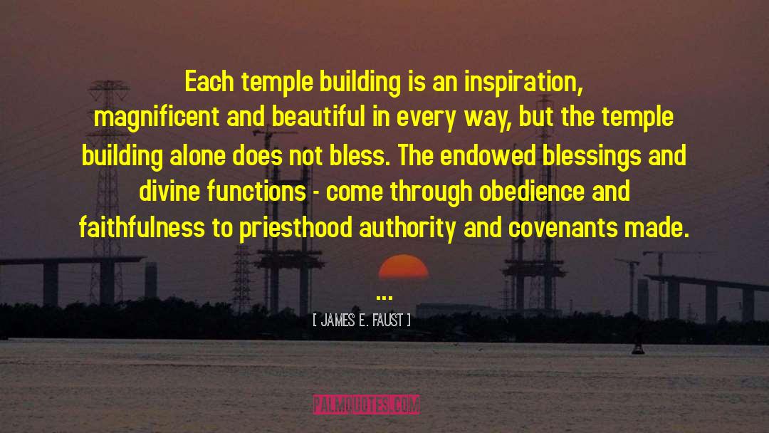 Connecting Through Inspiration quotes by James E. Faust