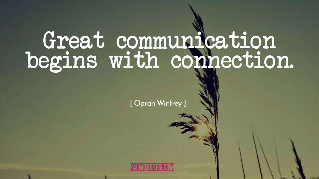 Connection quotes by Oprah Winfrey