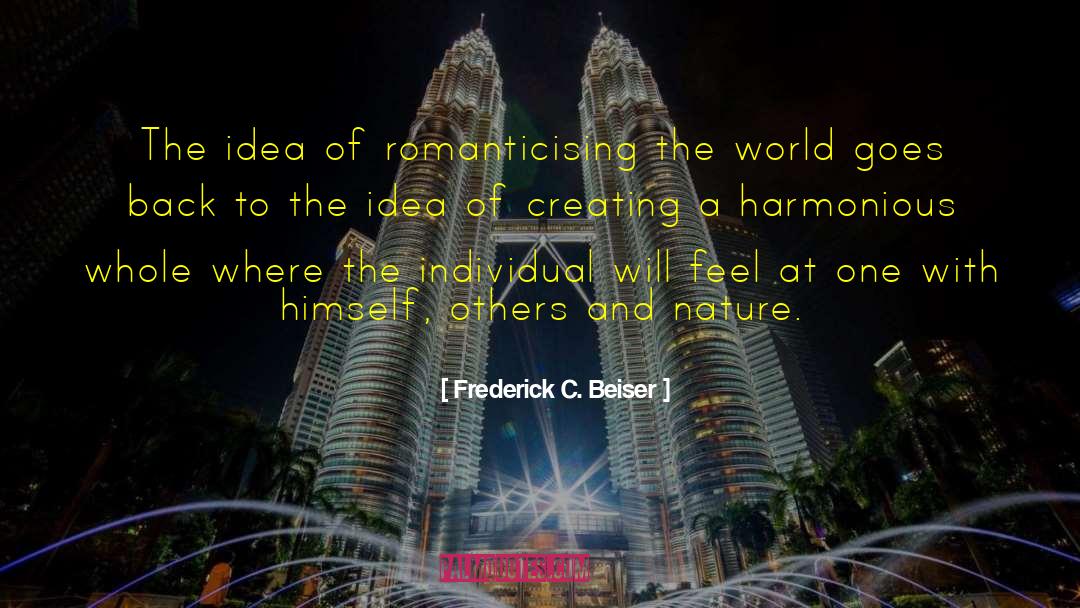 Connection To Nature quotes by Frederick C. Beiser