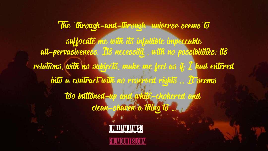 Connection To The Universe quotes by William James