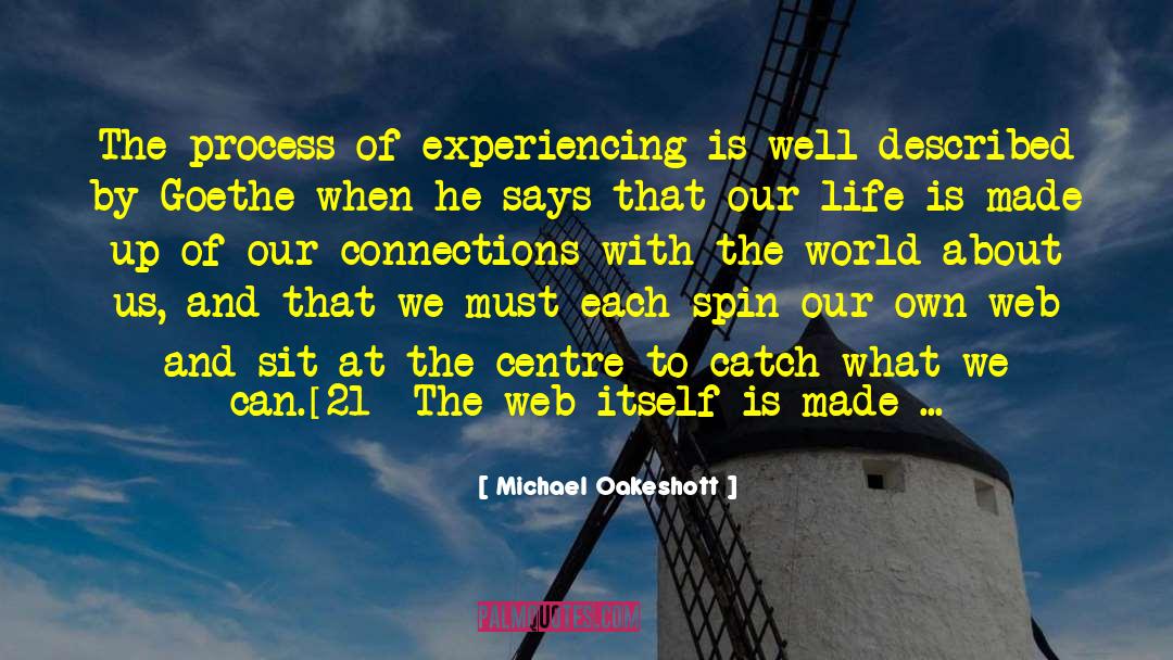 Connection To The Universe quotes by Michael Oakeshott