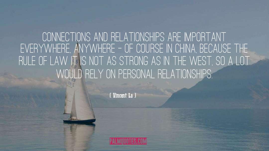 Connections quotes by Vincent Lo