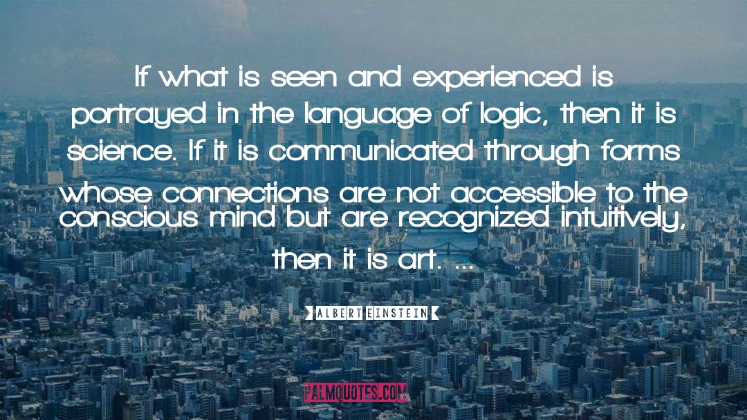 Connections quotes by Albert Einstein