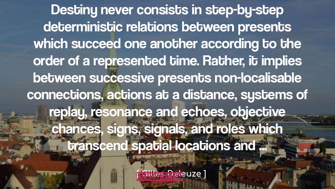 Connections quotes by Gilles Deleuze