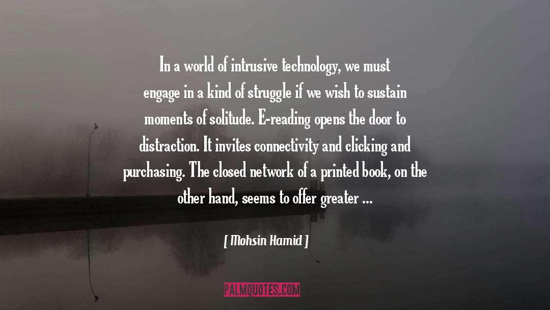 Connectivity quotes by Mohsin Hamid