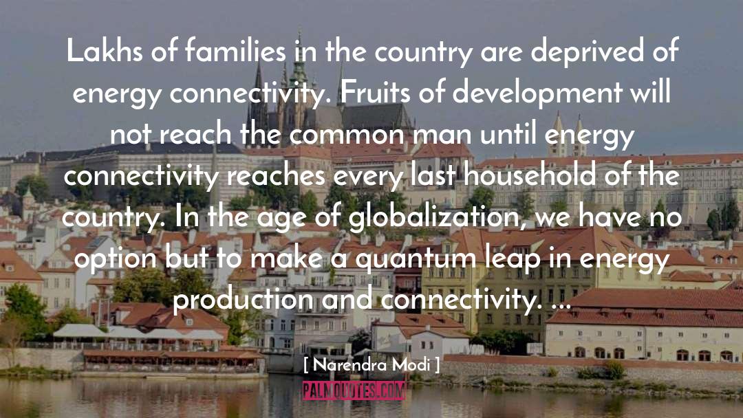 Connectivity quotes by Narendra Modi