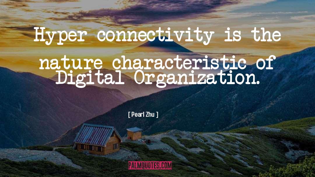 Connectivity quotes by Pearl Zhu