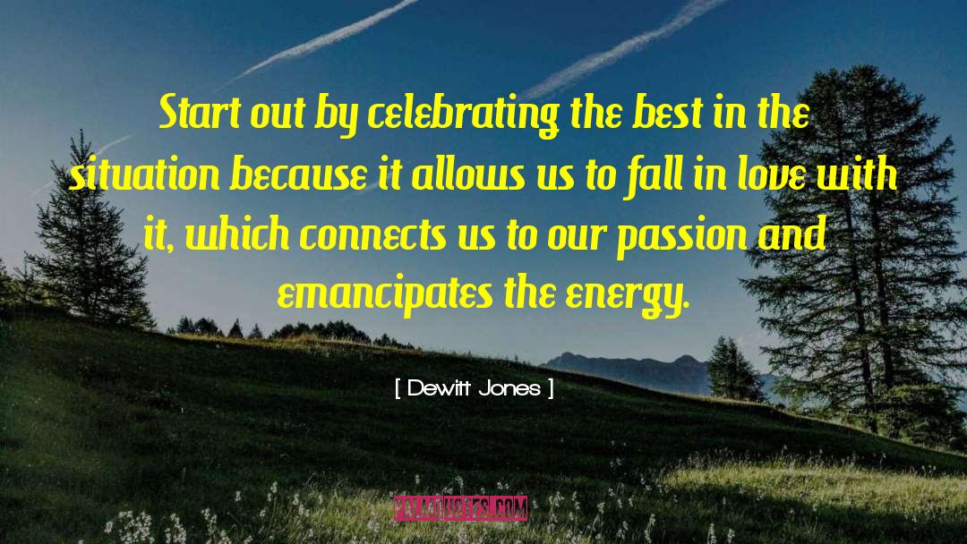 Connects quotes by Dewitt Jones