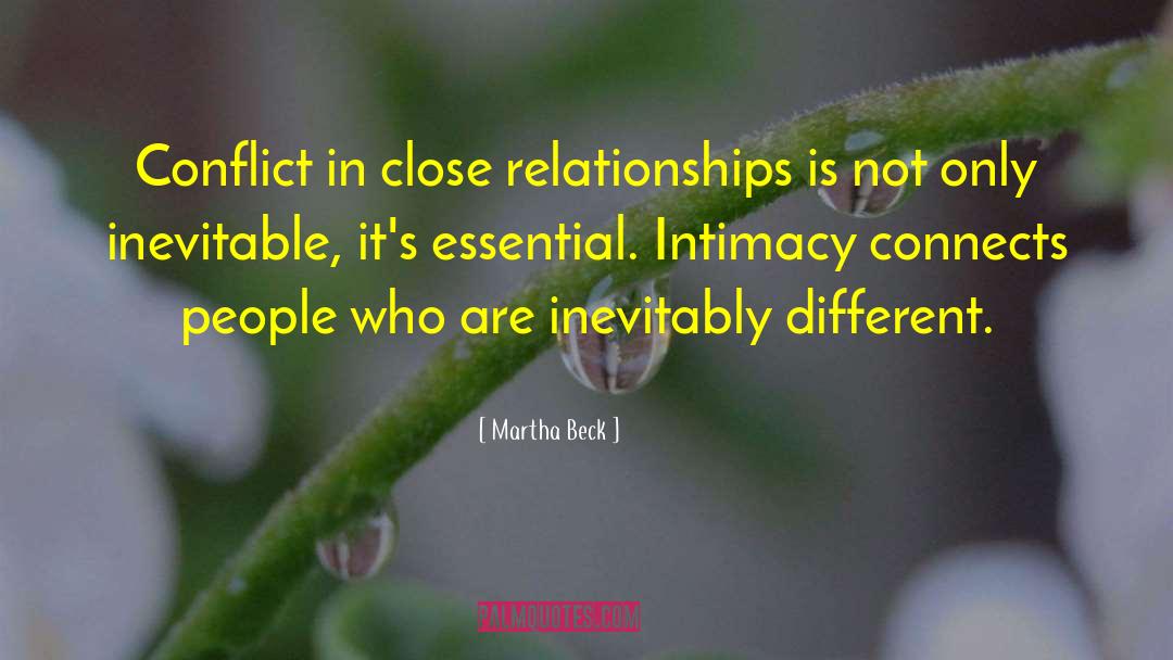 Connects quotes by Martha Beck