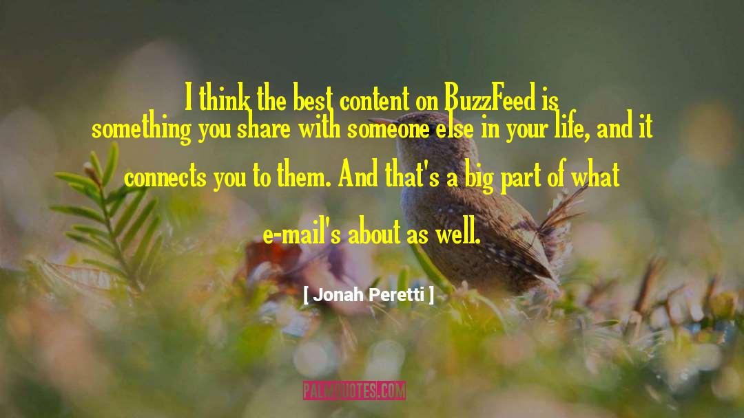 Connects quotes by Jonah Peretti