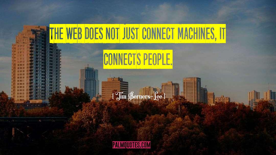 Connects quotes by Tim Berners-Lee