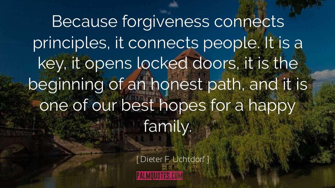 Connects quotes by Dieter F. Uchtdorf