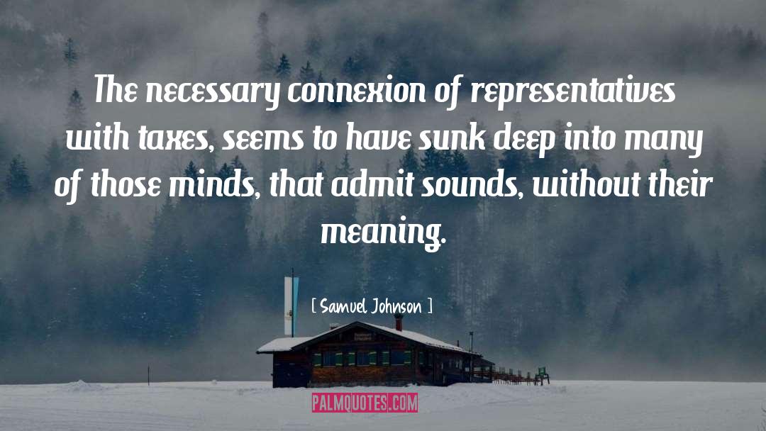 Connexion quotes by Samuel Johnson