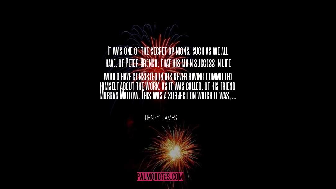 Connexion quotes by Henry James