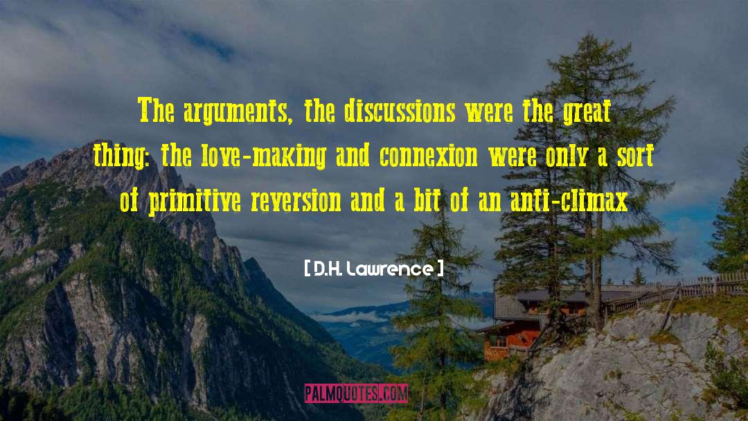 Connexion quotes by D.H. Lawrence