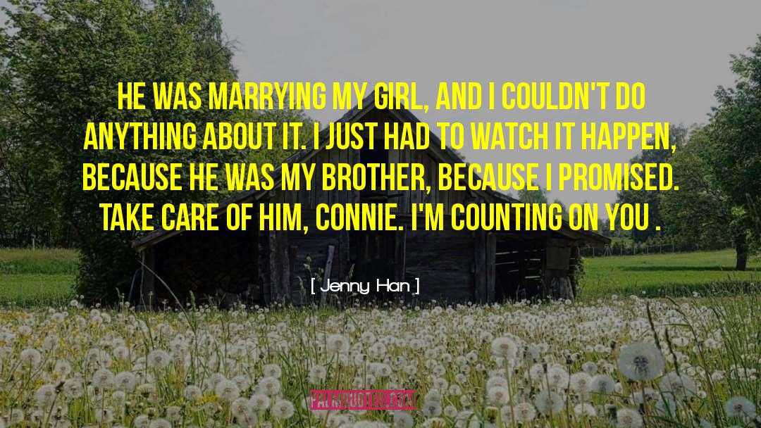 Connie quotes by Jenny Han