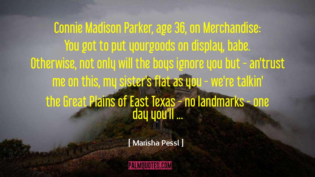 Connie quotes by Marisha Pessl