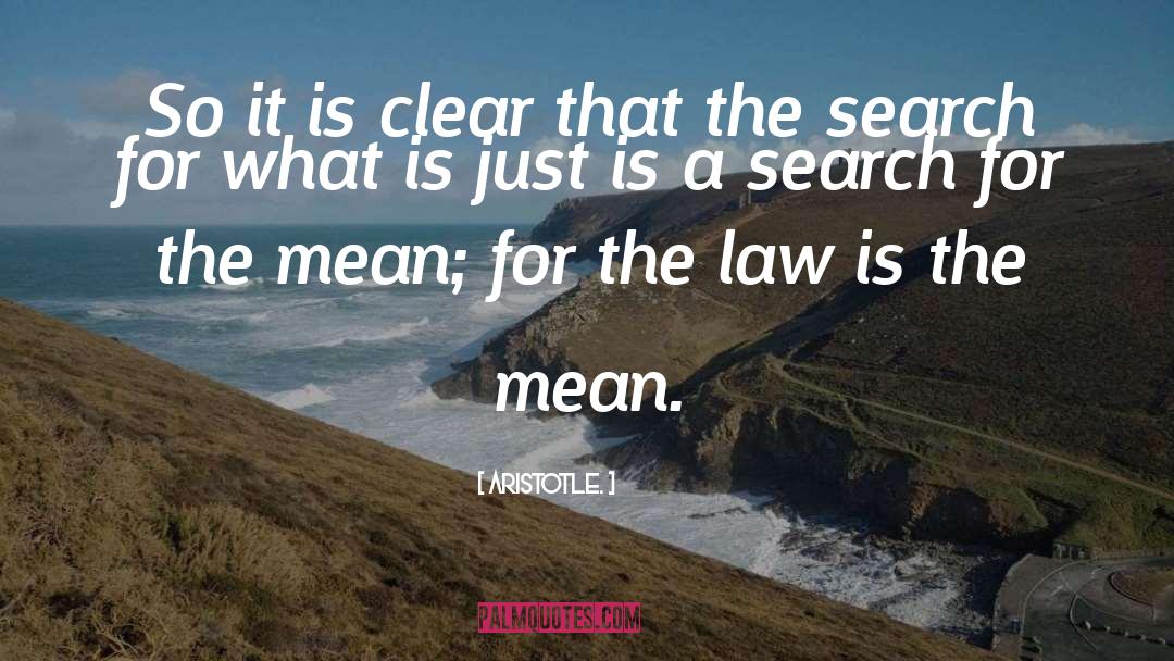 Conniff Law quotes by Aristotle.