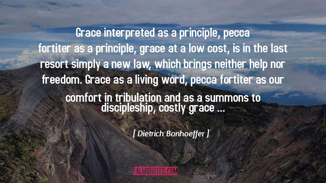 Conniff Law quotes by Dietrich Bonhoeffer