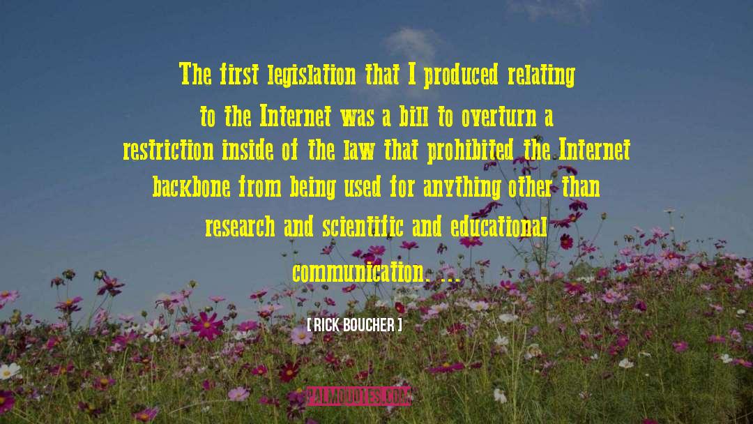 Conniff Law quotes by Rick Boucher