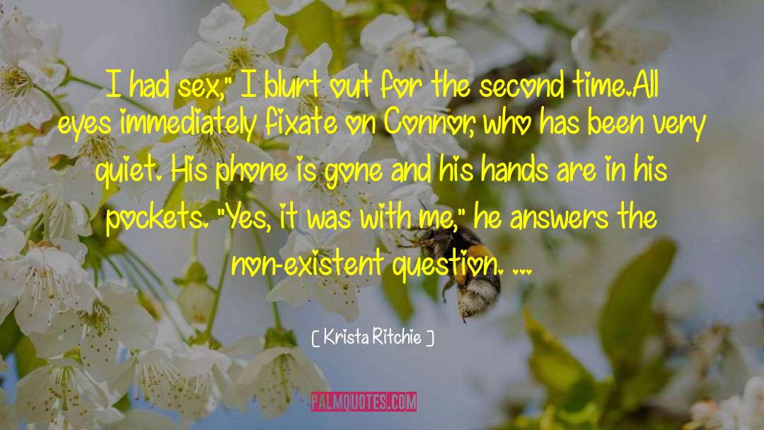 Connor quotes by Krista Ritchie