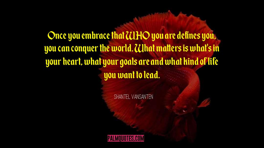 Conquer The World quotes by Shantel VanSanten