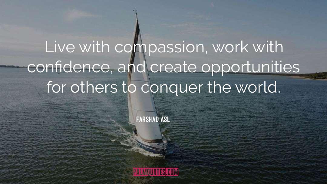 Conquer The World quotes by Farshad Asl