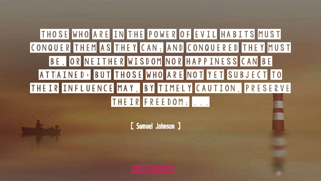 Conquered quotes by Samuel Johnson