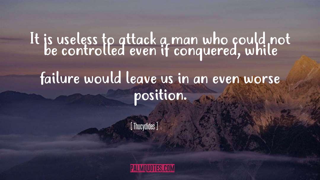 Conquered quotes by Thucydides