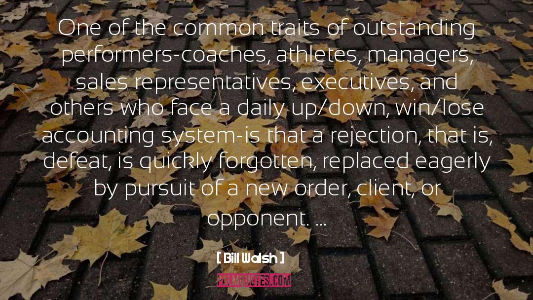Conquering Defeat quotes by Bill Walsh